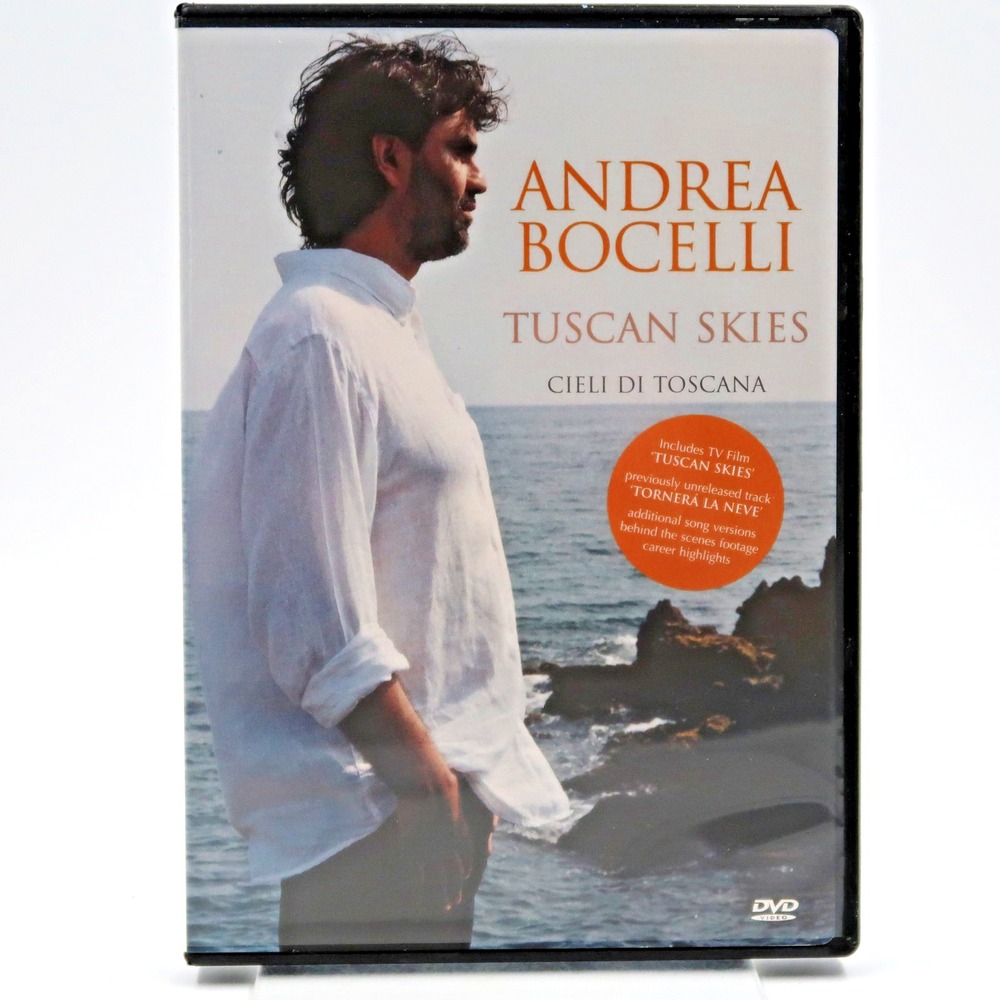 Andrea Bocelli Tuscan Skies DVD 2002 Cieli Di Toscana Music Film Documentary